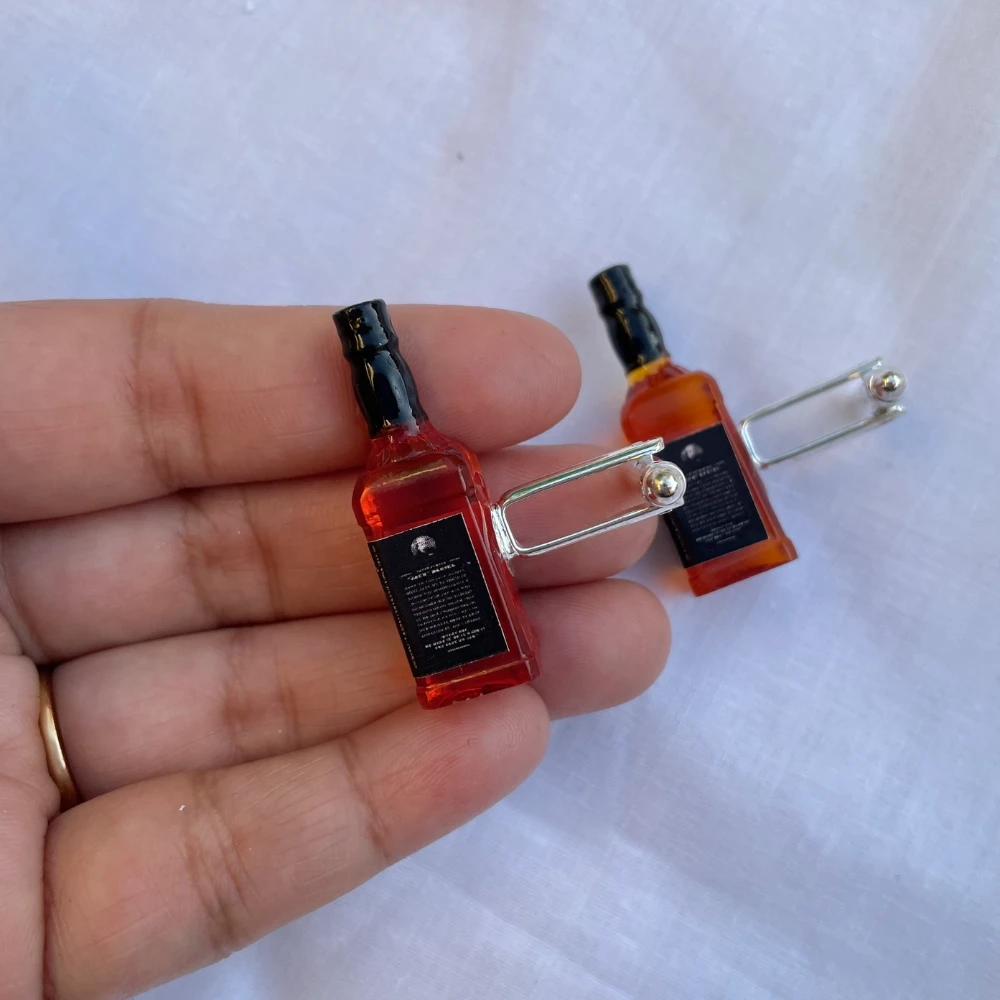 Miniature Jack Daniels Cufflinks