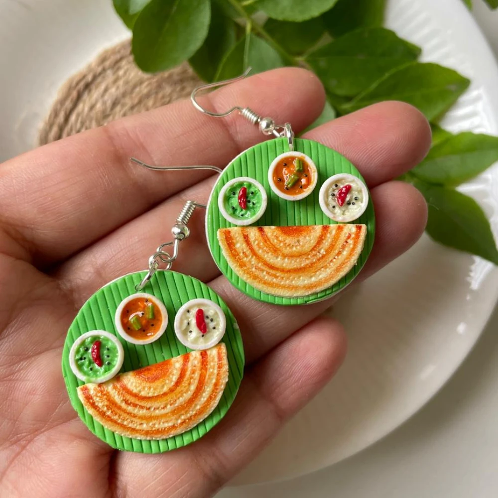 Miniature Dosa Earrings