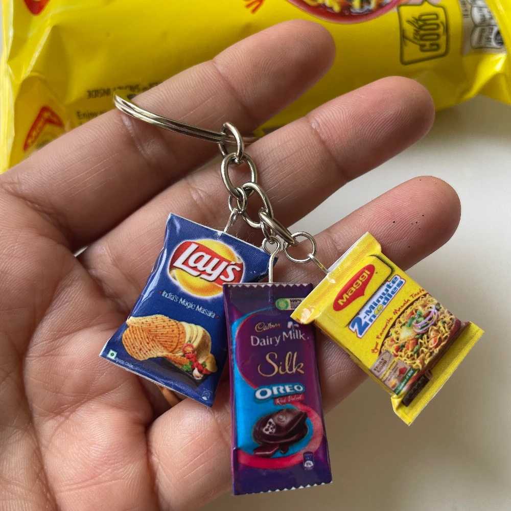 Miniature Snacks Keychain