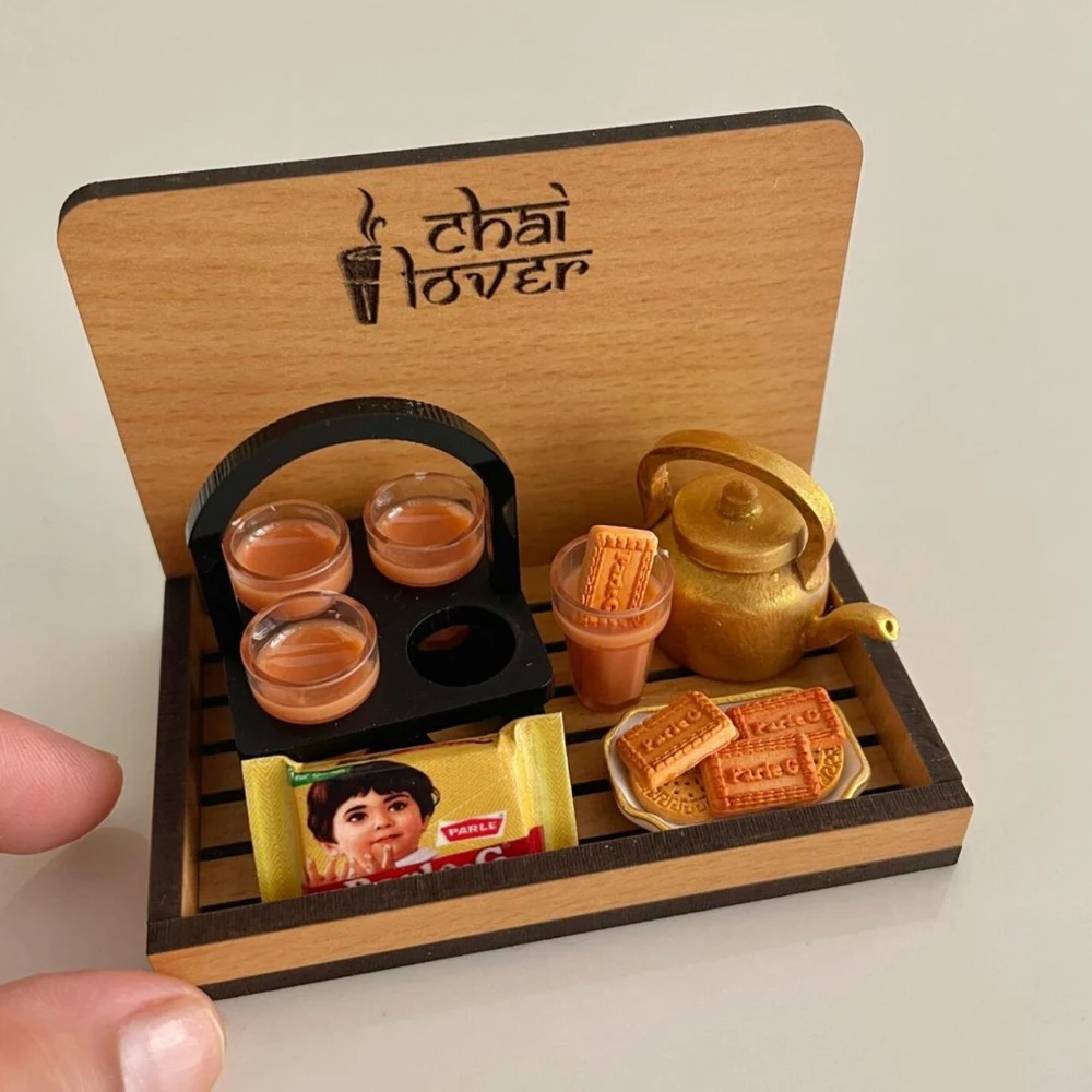 Miniature Breakfast Chai Platter
