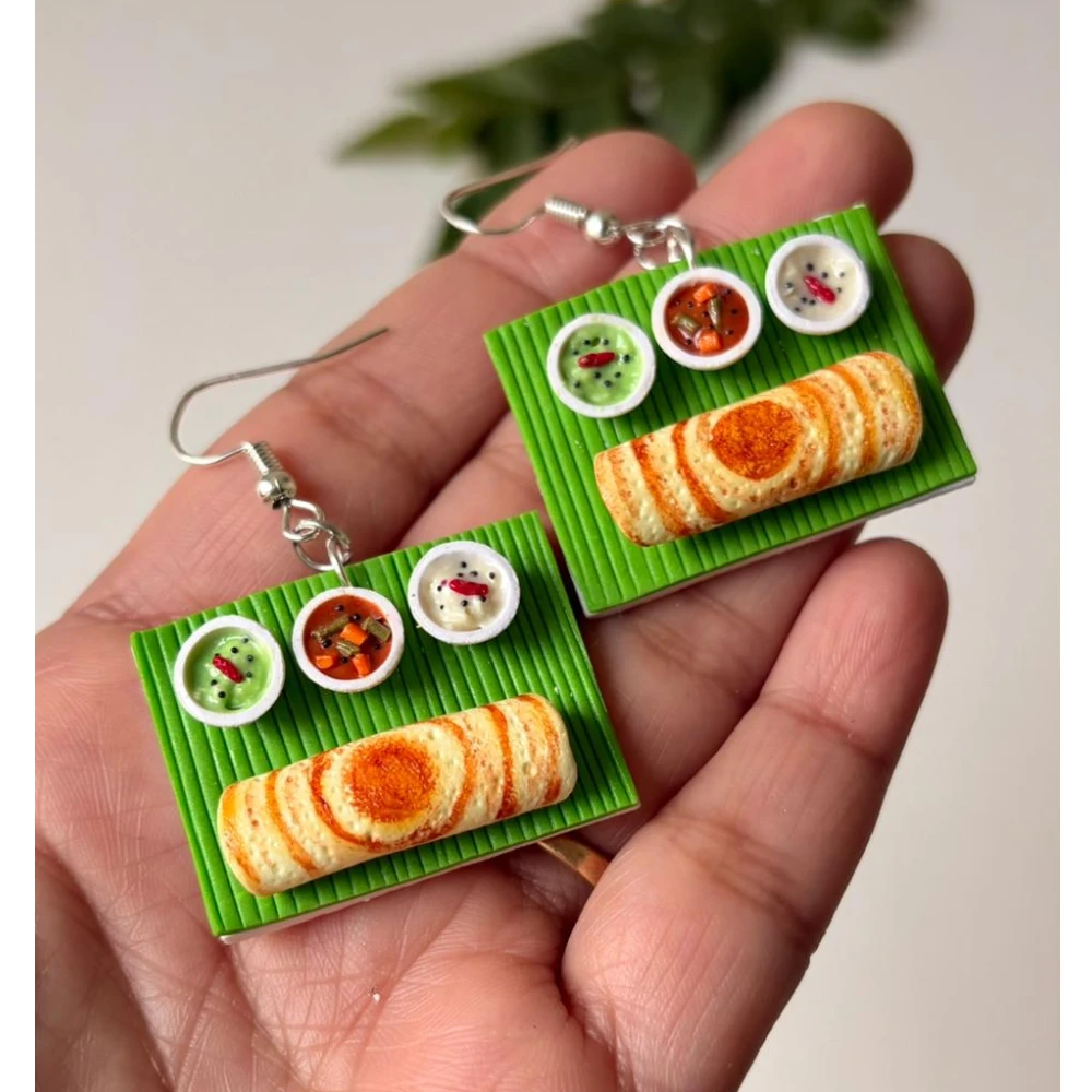 Miniature Special Dosa Earrings