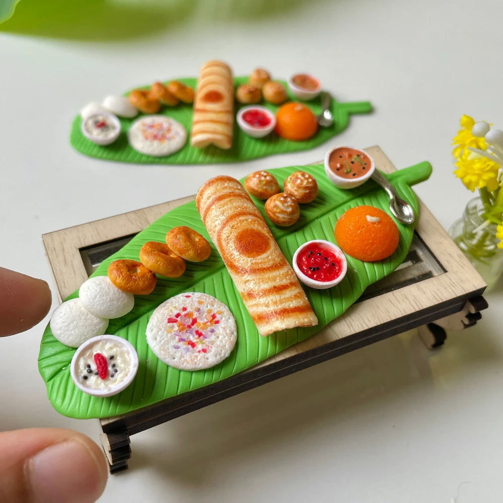 Miniature South Indian Breakfast Fridge Magnet