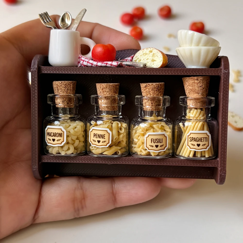 Miniature Pasta Pantry Shelf Magnet