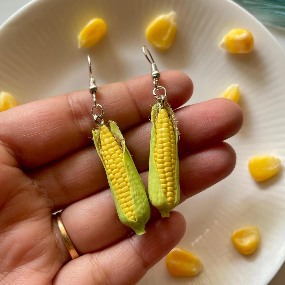 Miniature Corncob Earrings