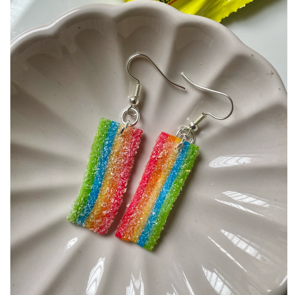 Mini Rainbow Candy Earrings
