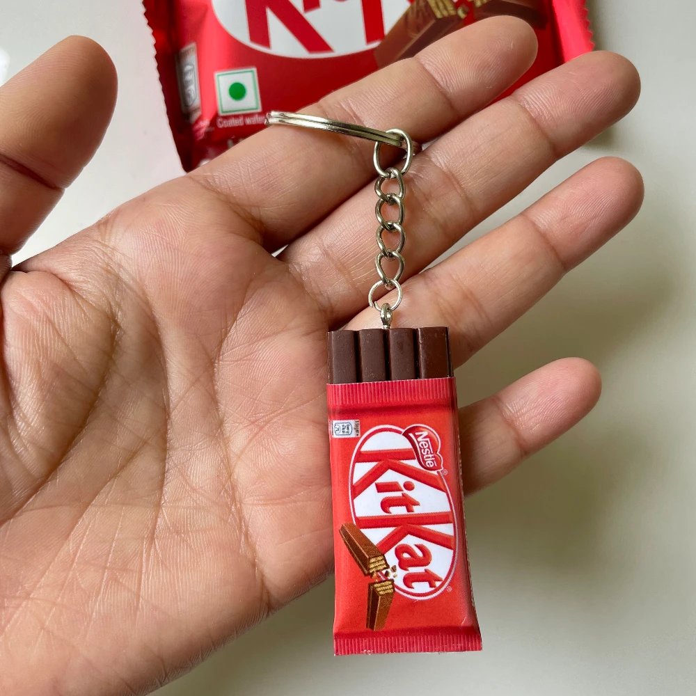Miniature Kitkat Keychain