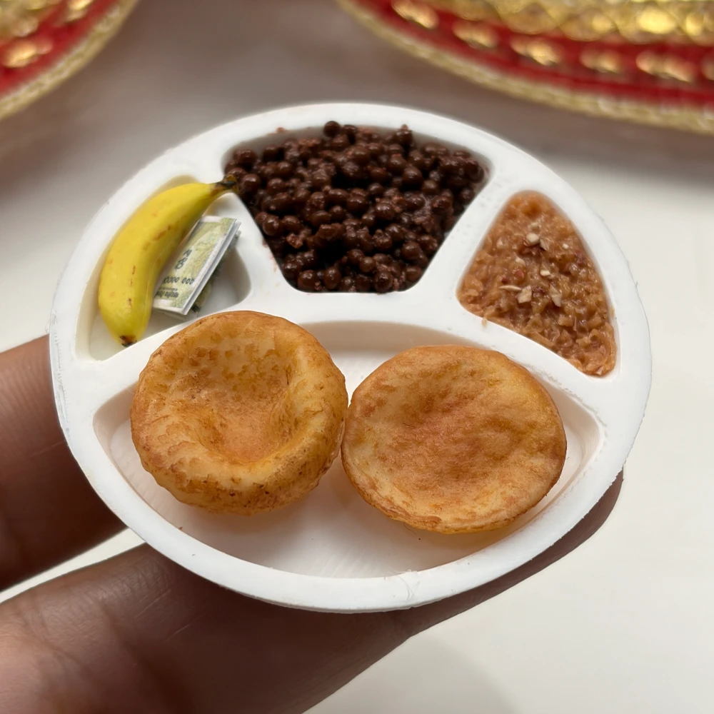 Miniature Kanjak Pooja Food Magnet