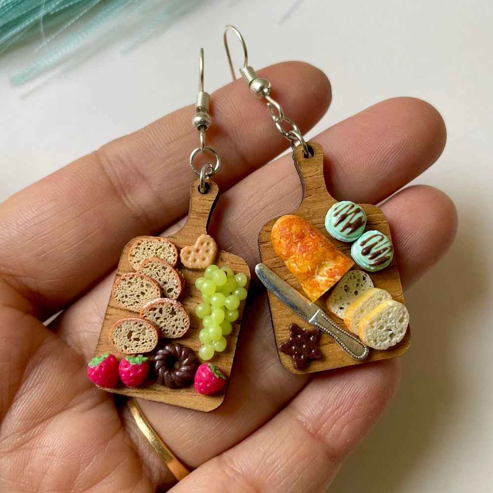 Miniature Brunch Bliss Platter Earrings