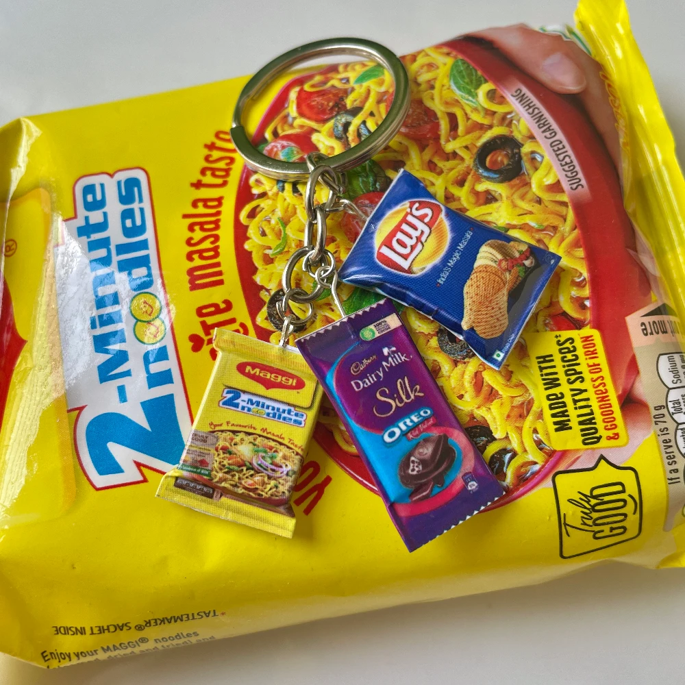 Miniature Snacks Keychain