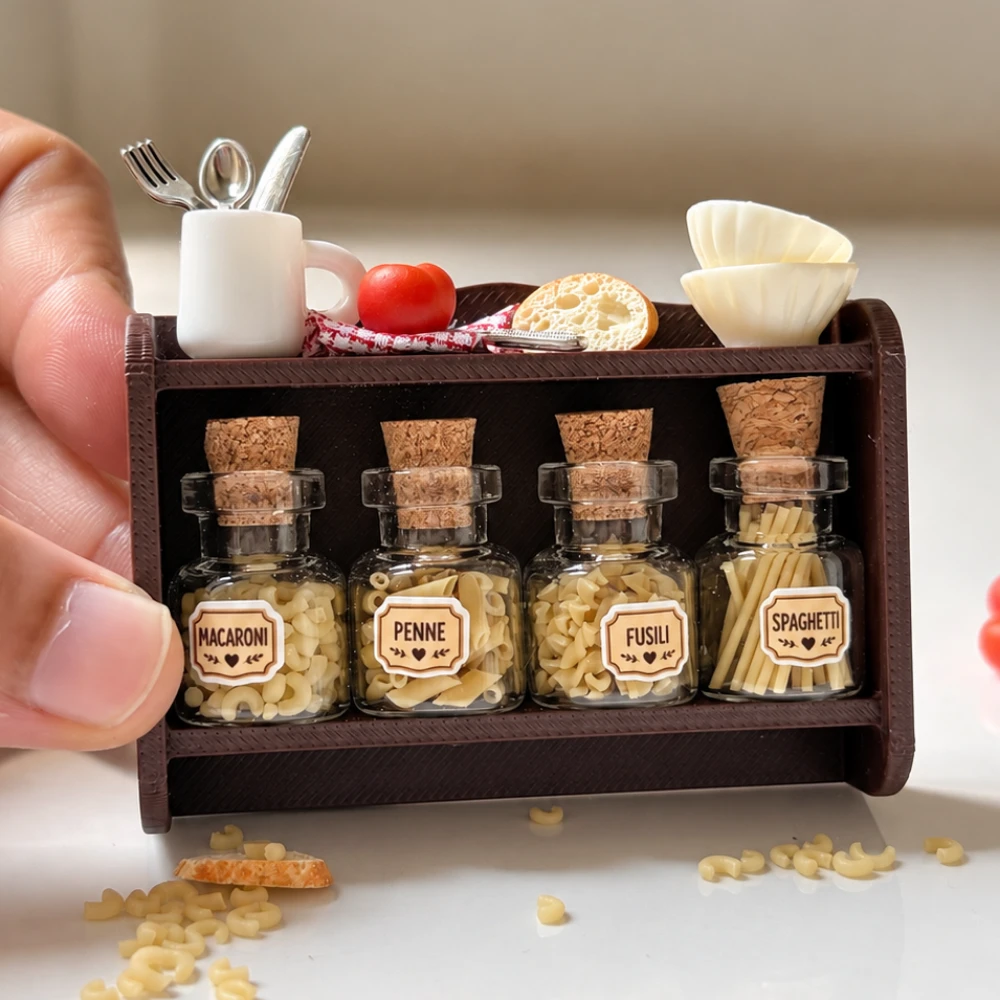 Miniature Pasta Pantry Shelf Magnet