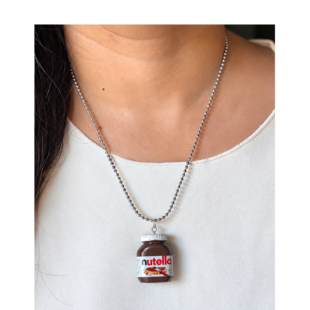 Miniature Nutella Necklace