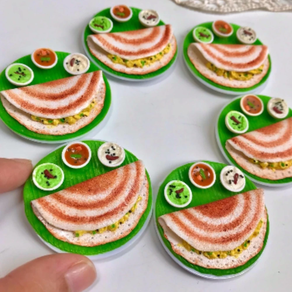 Miniature Masala Dosa Fridge Magnet