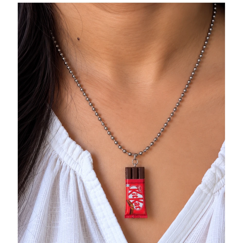 Miniature Kitkat Necklace