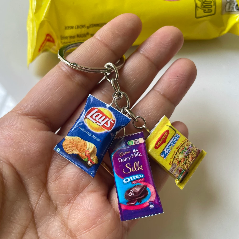 Miniature Snacks Keychain