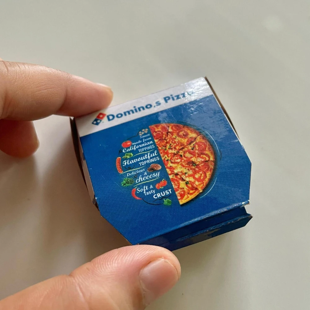 Miniature Domino's Pizza Magnet