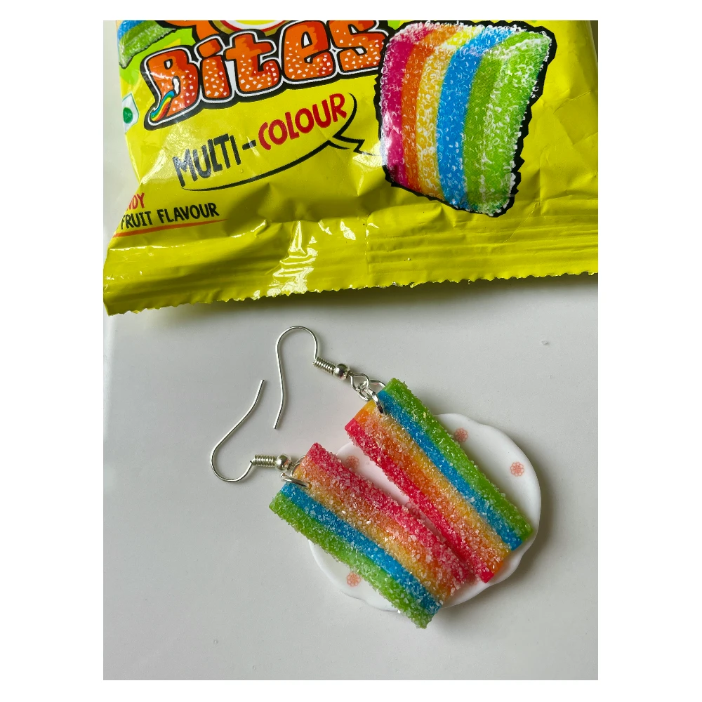 Mini Rainbow Candy Earrings