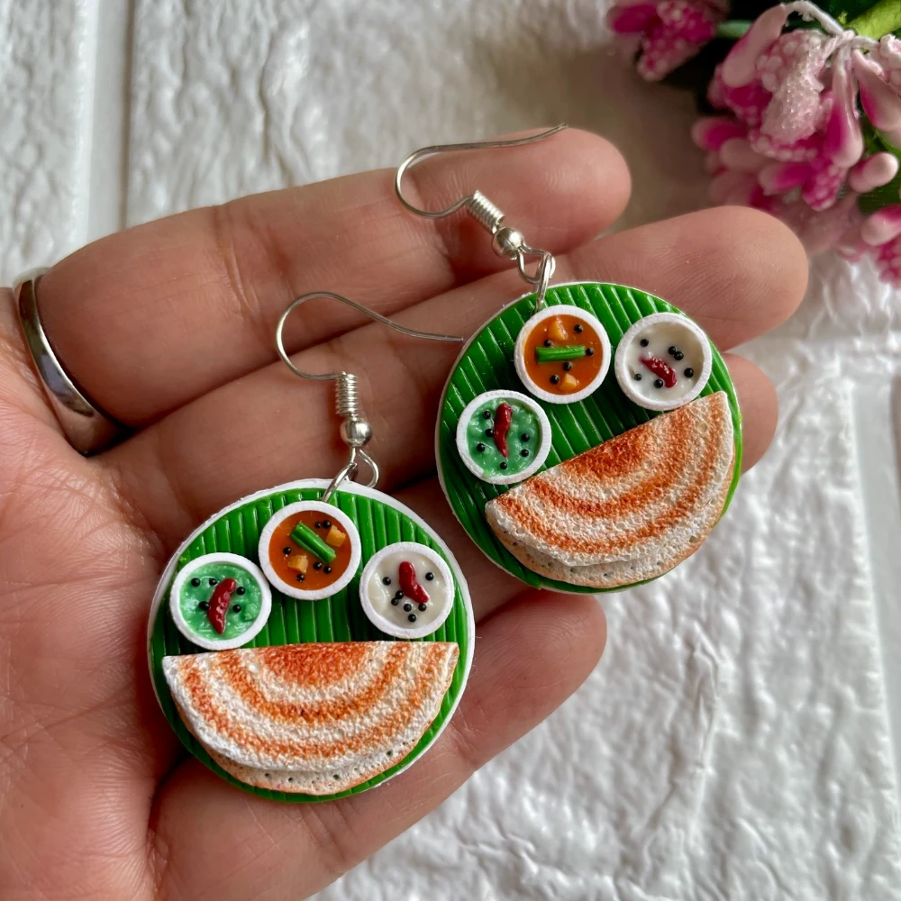 Miniature Dosa Earrings