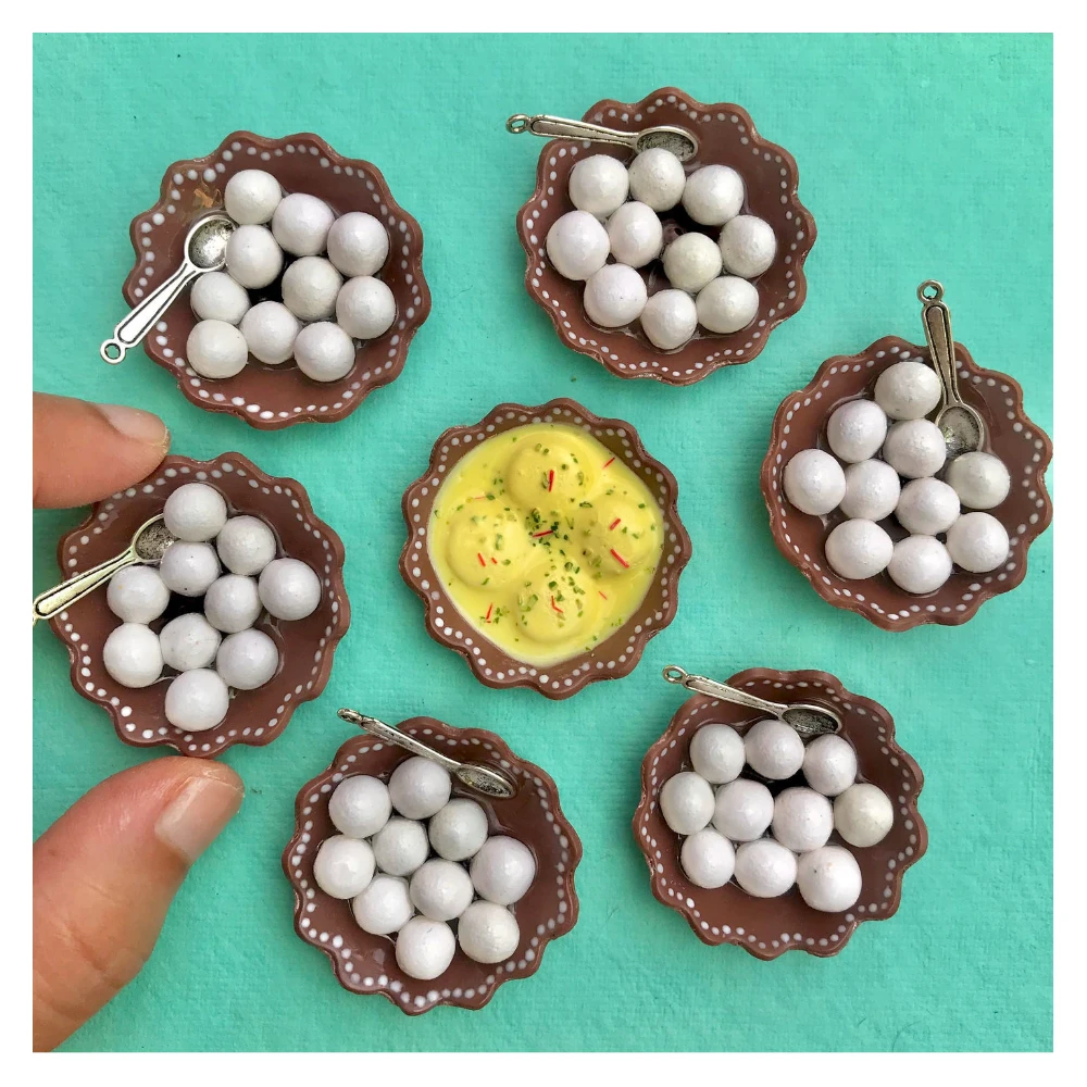 Miniature Rasgulla Fridge Magnet