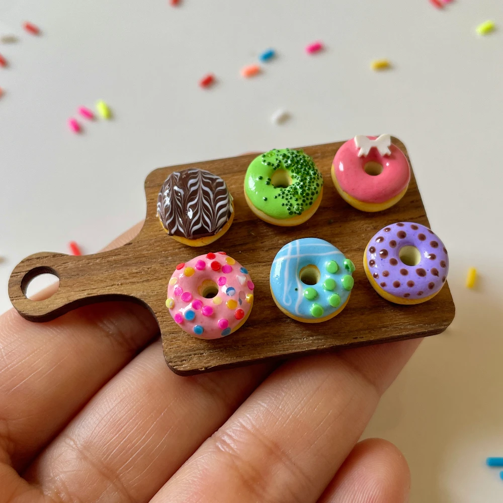 Miniature Donuts Platter Fridge Magnet