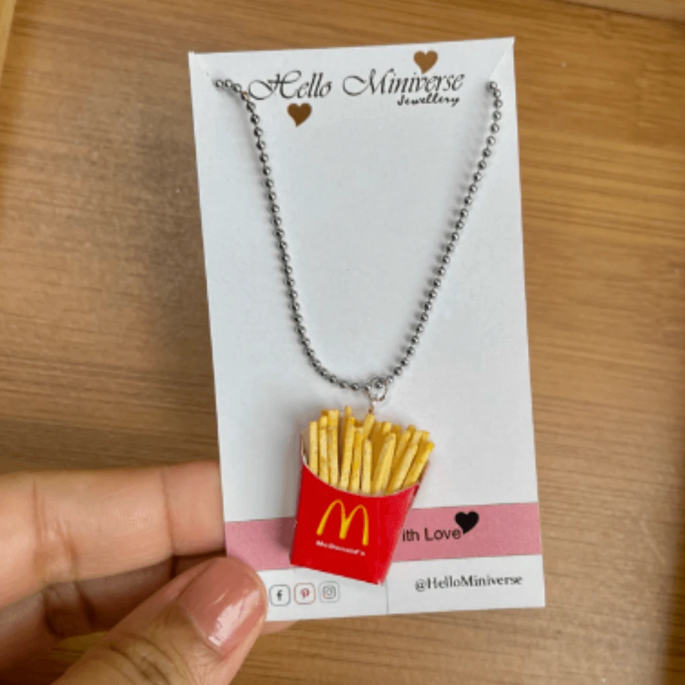 Miniature Fries Necklace