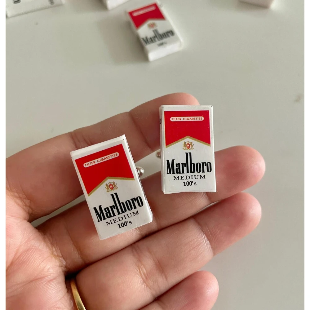 Miniature Cigarette Box Cufflinks