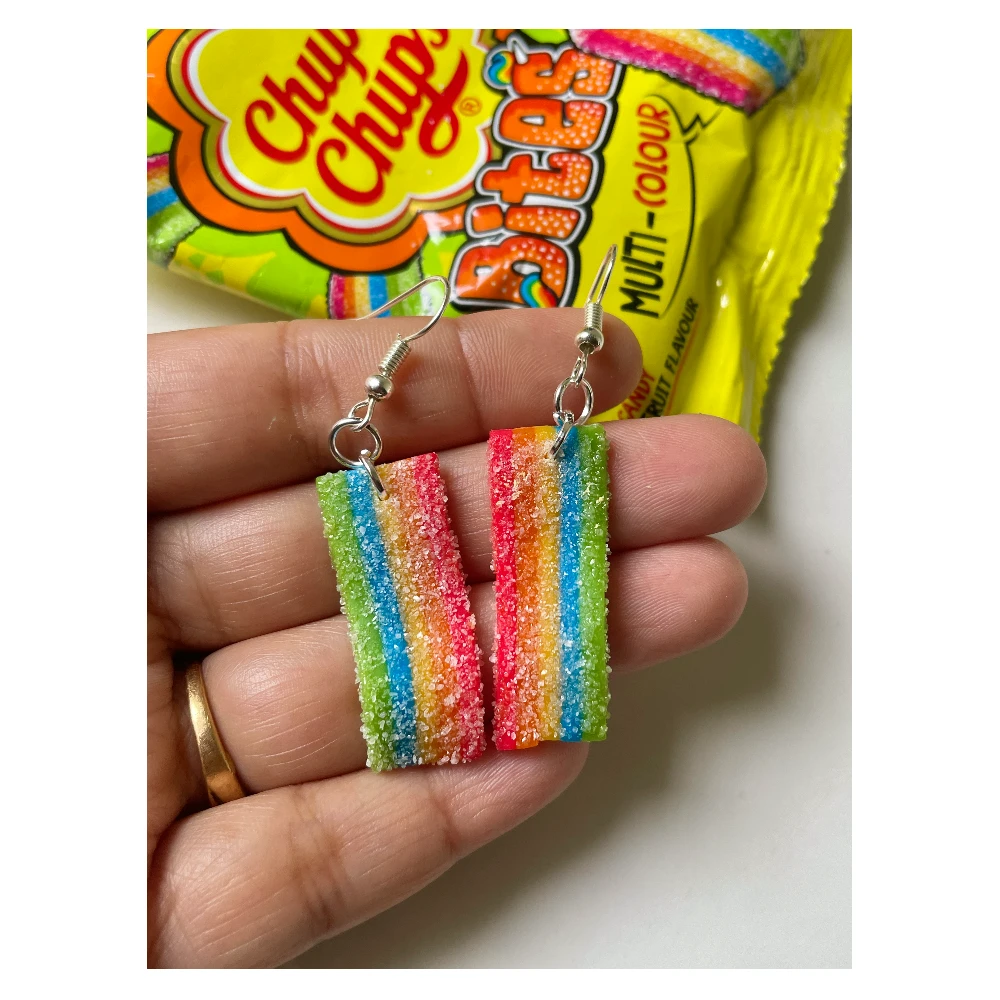 Mini Rainbow Candy Earrings