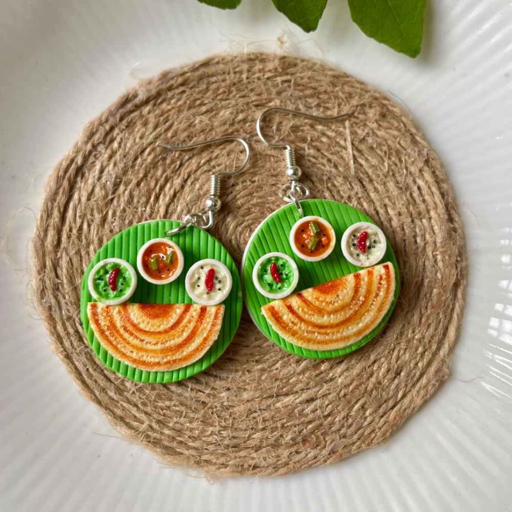 Miniature Dosa Earrings
