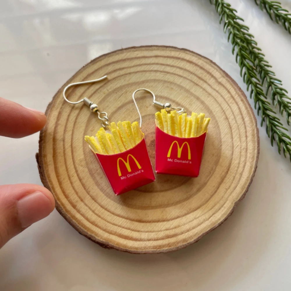 Miniature French Fries Earrings