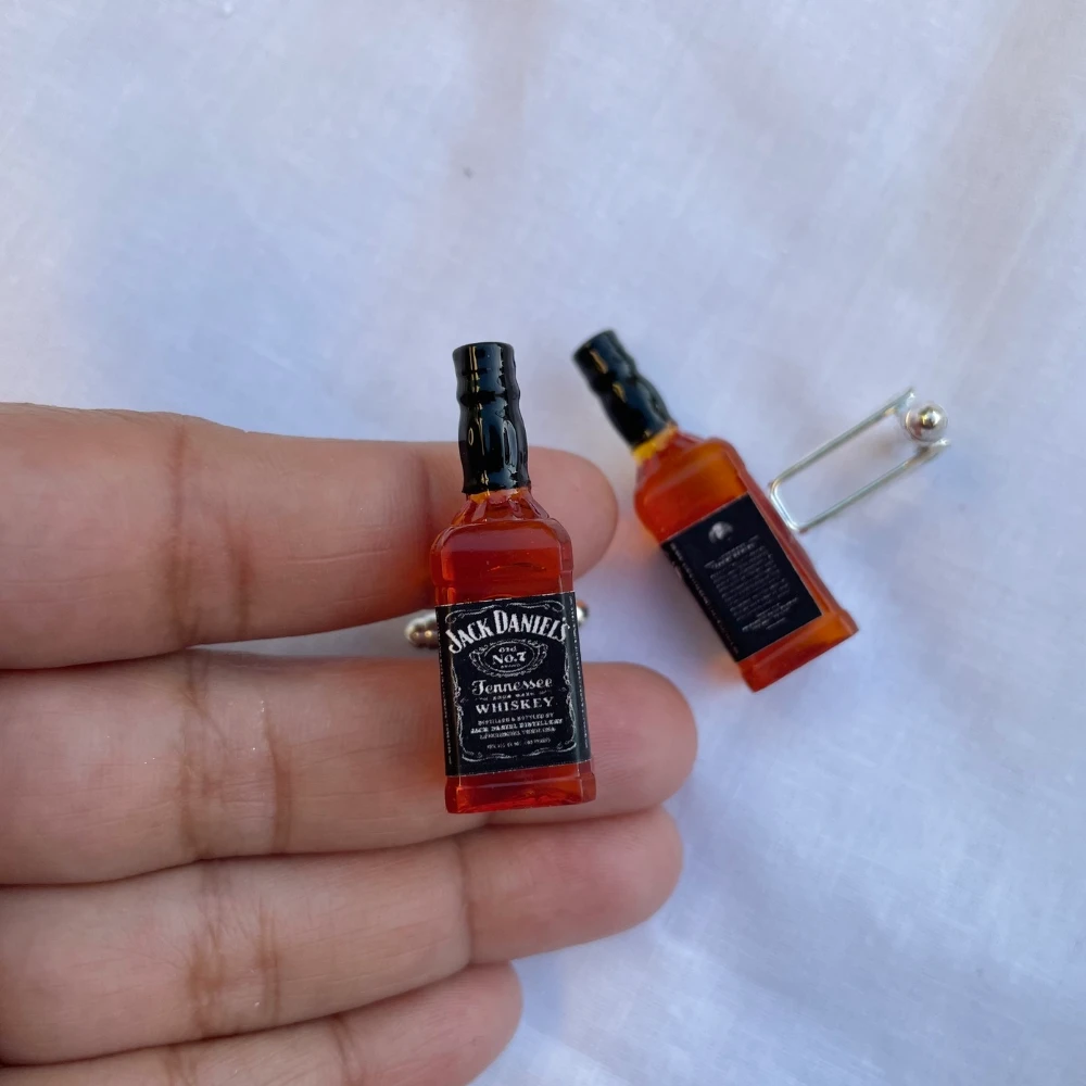 Miniature Jack Daniels Cufflinks