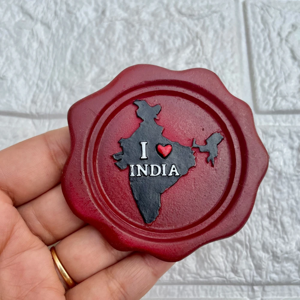 India Map Fridge Magnet