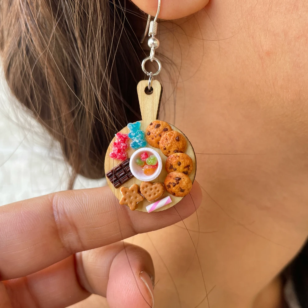Miniature Candyland Cookies Earrings