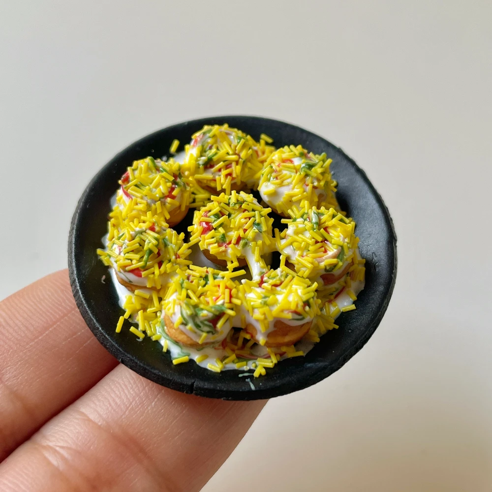 Miniature Dahi Puri Fridge Magnet