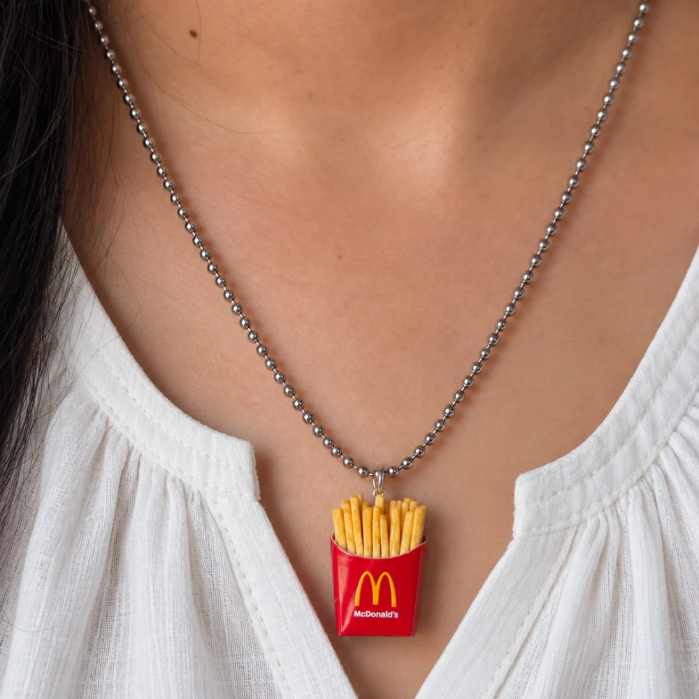 Miniature Fries Necklace