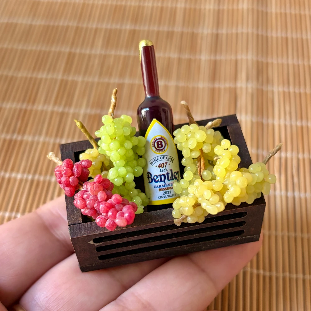 Miniature Vineyard Crate Magnet