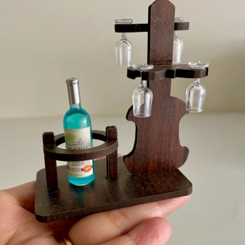 Miniature Wooden Bar Counter