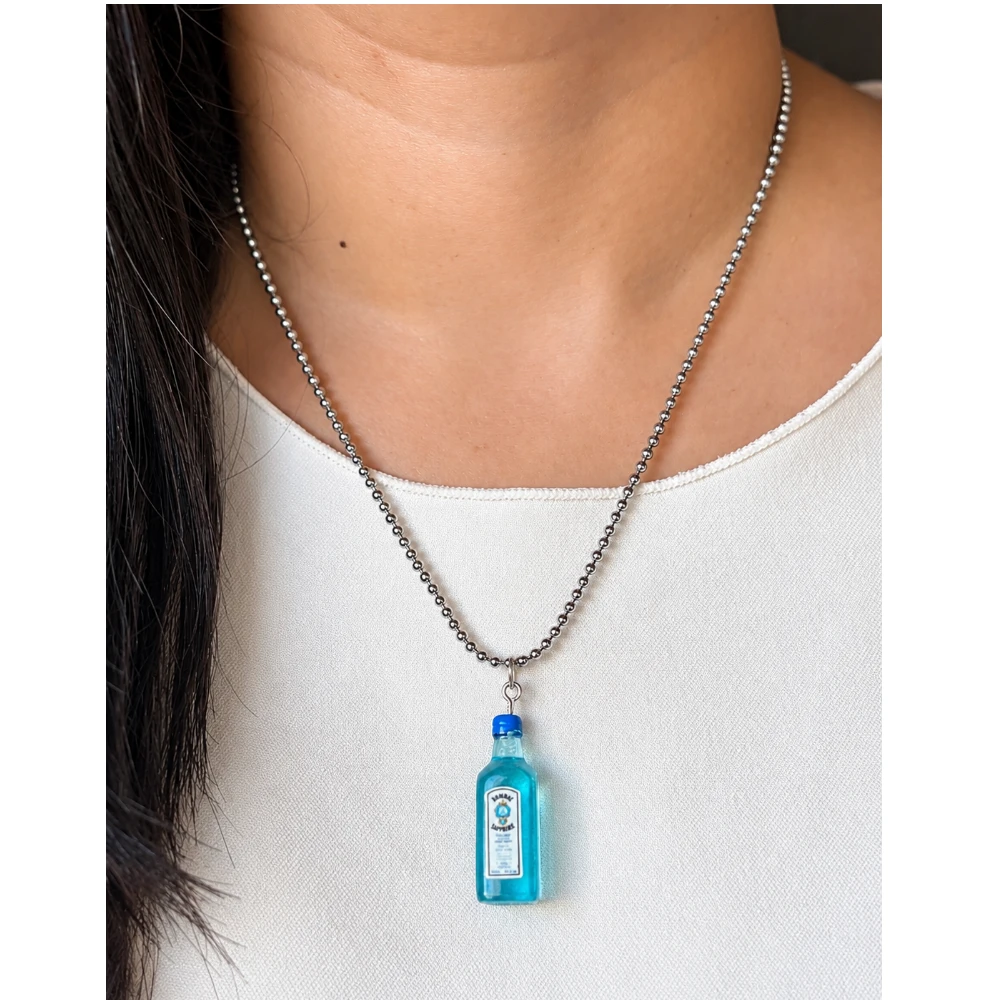 Miniature Bombay Sapphire Necklace