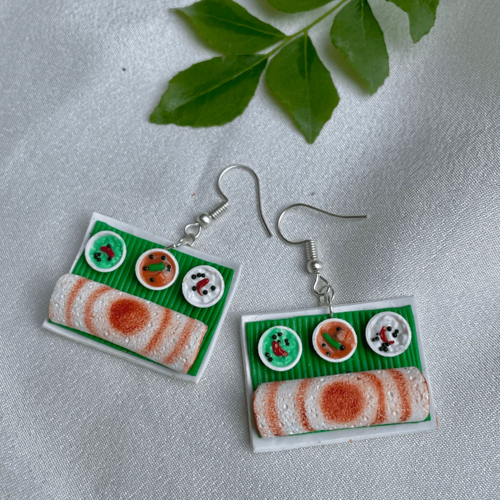Miniature Special Dosa Earrings