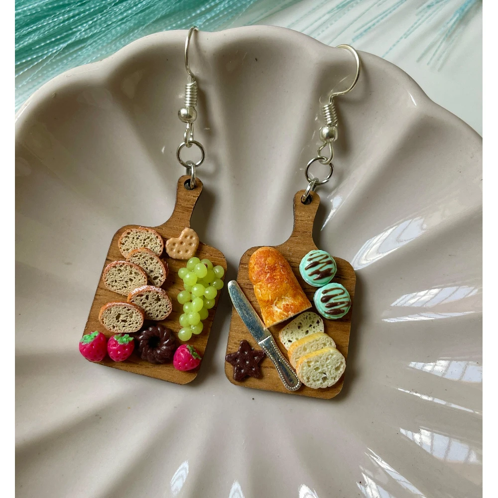 Miniature Brunch Bliss Platter Earrings