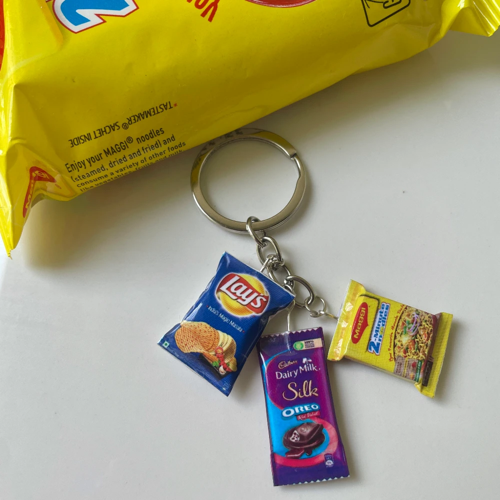 Miniature Snacks Keychain