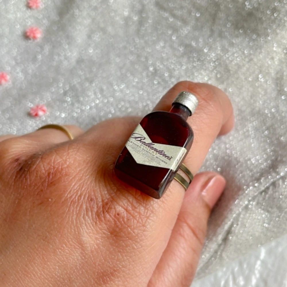 Miniature Ballentine Whiskey Ring