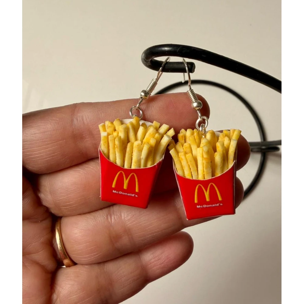 Miniature French Fries Earrings