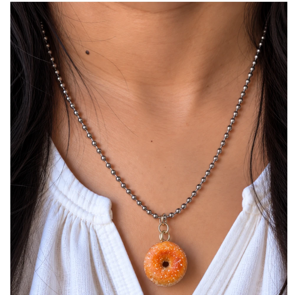 Miniature Donuts Necklace
