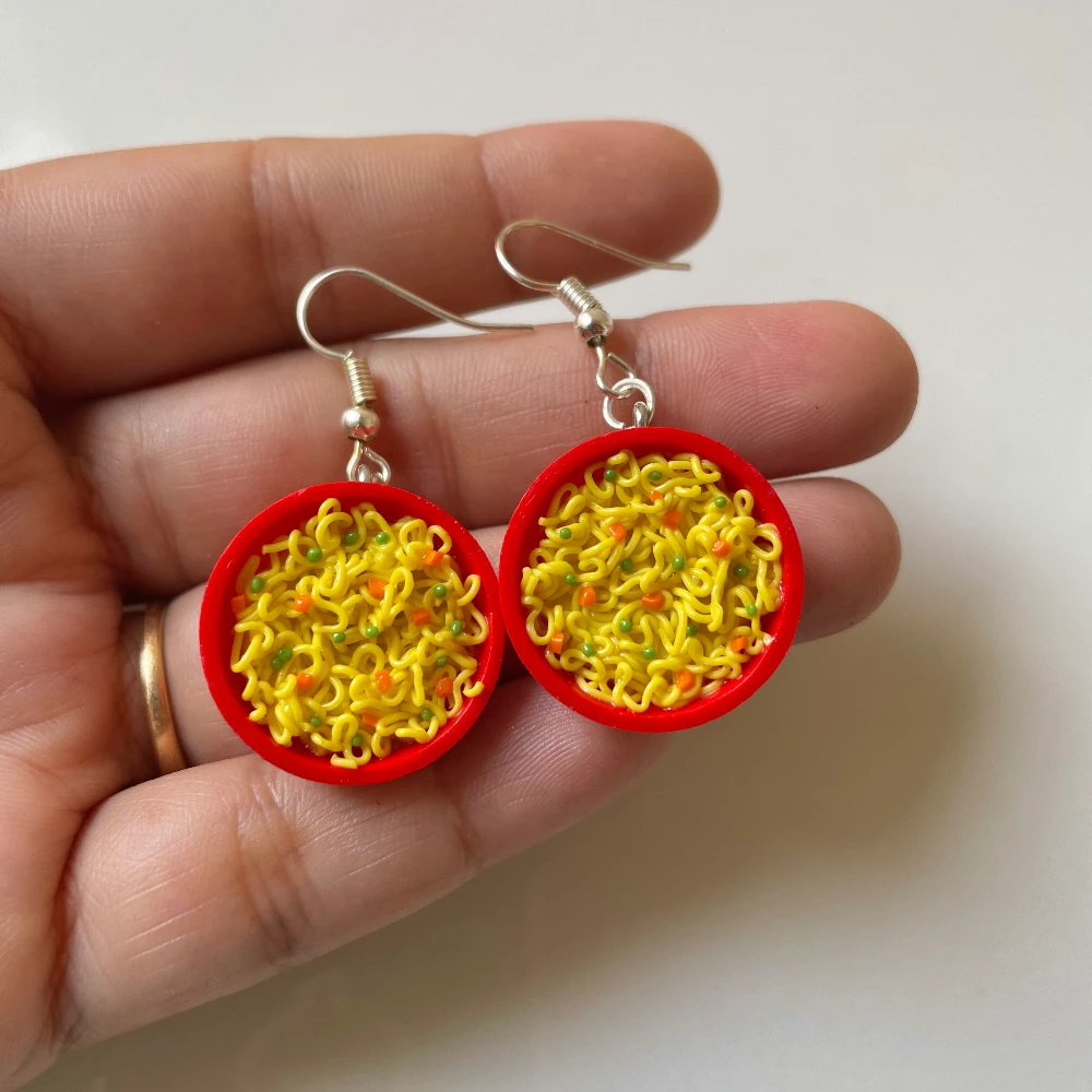 Miniature Noodles Earrings