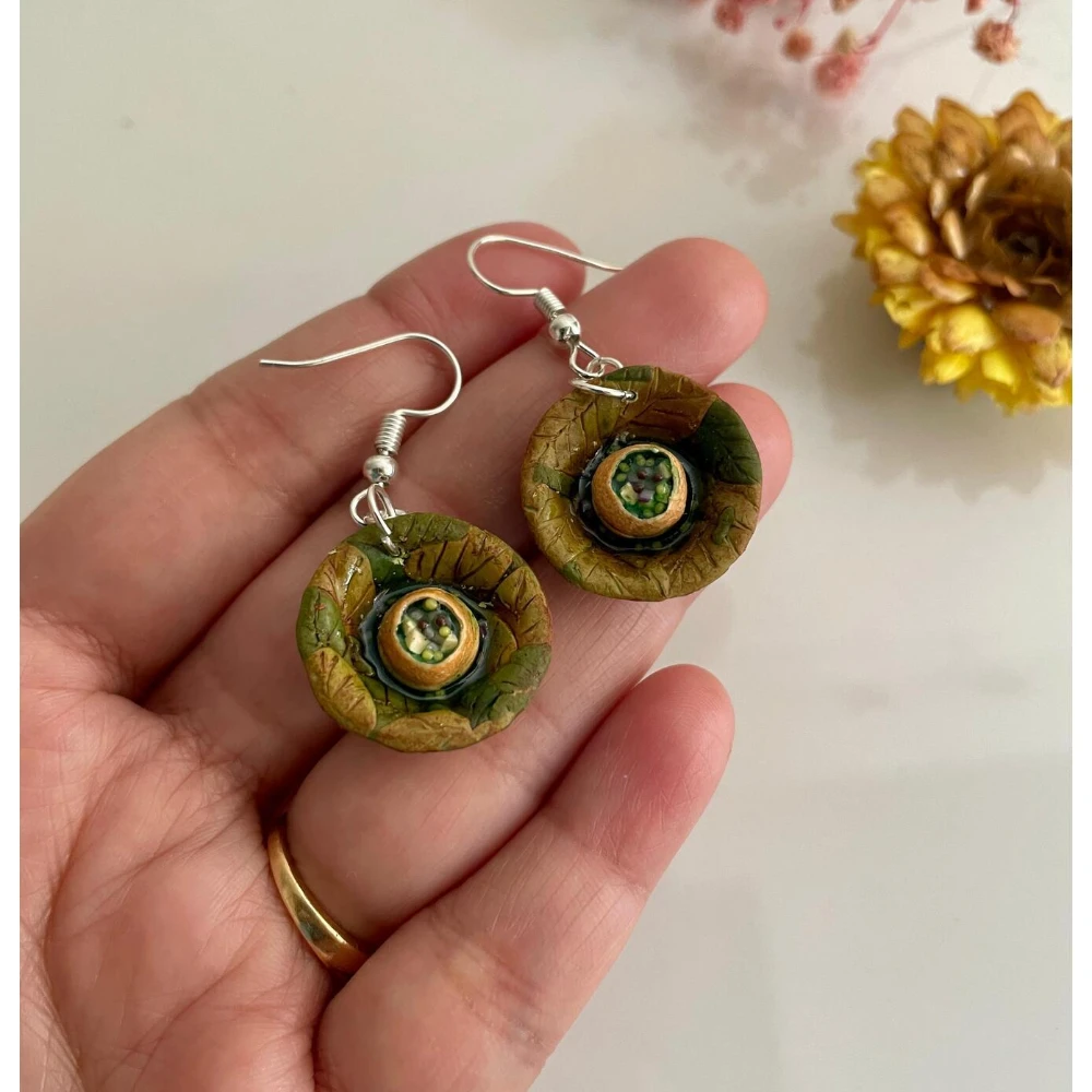 Miniature Panipuri Earrings