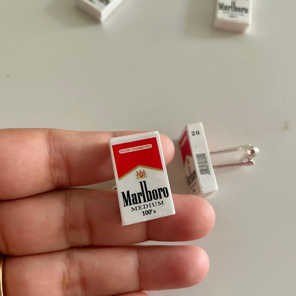 Miniature Cigarette Box Cufflinks