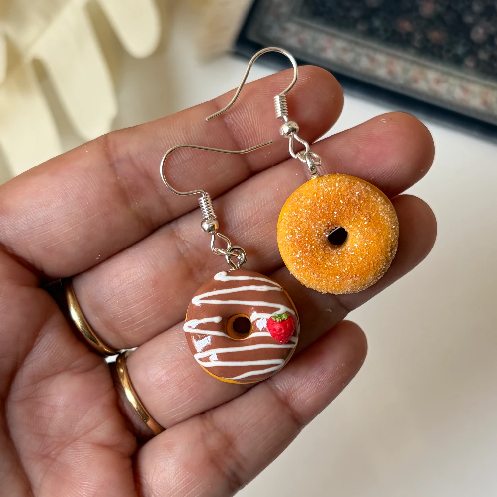 Miniature Donut Earrings