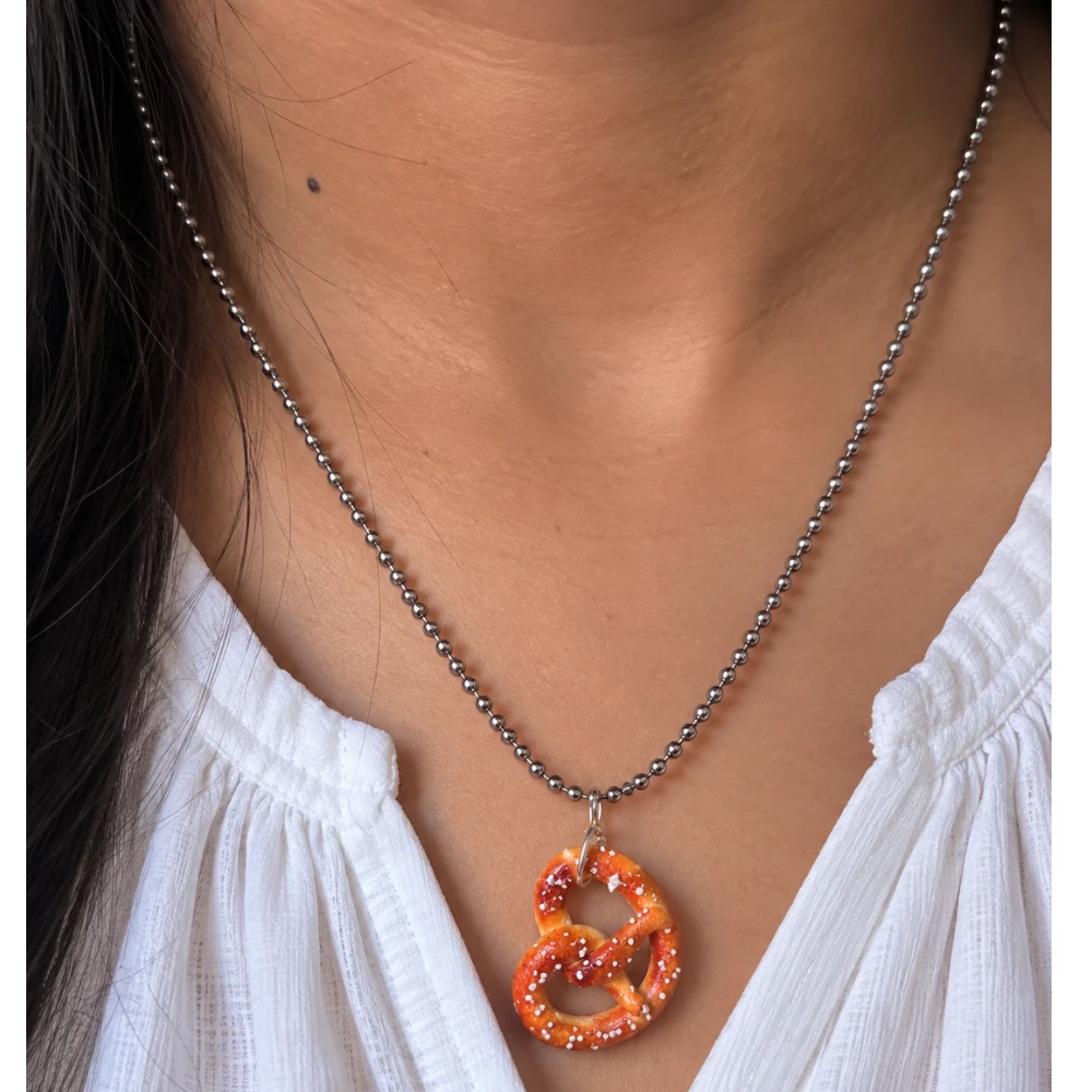 Miniature Pretzel Necklace