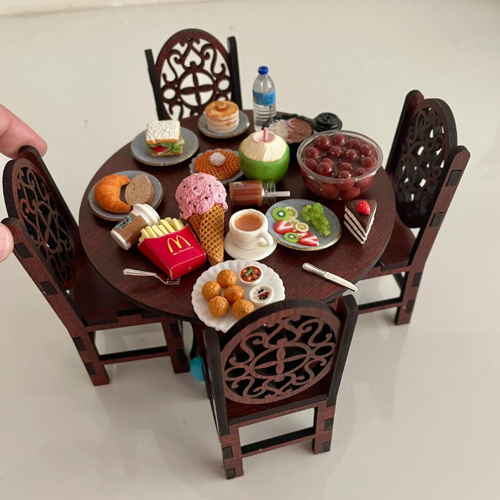 Miniature Snacks Combo Meal With Dining Table