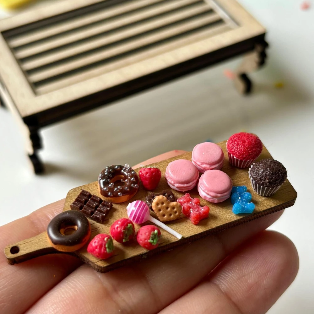 Miniature Dessert platter Fridge Magnet
