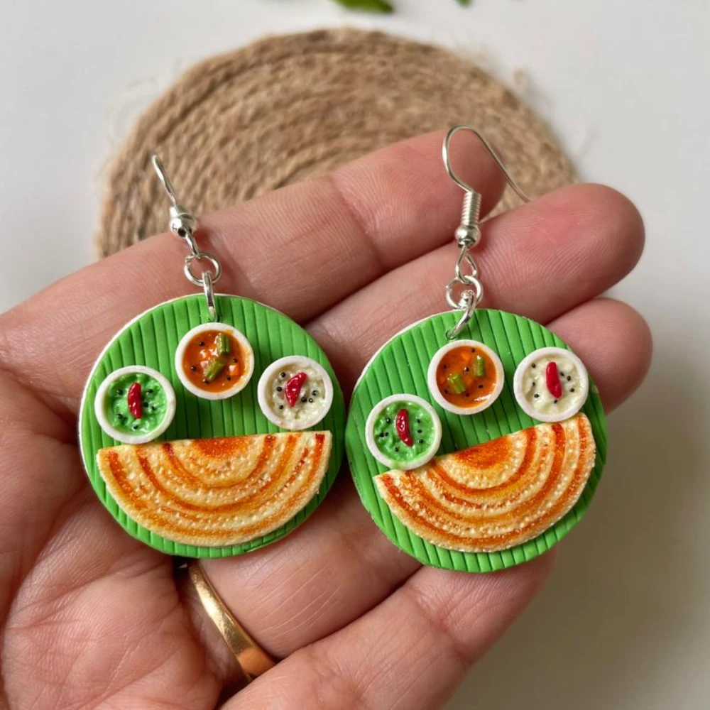 Miniature Dosa Earrings